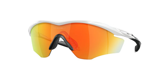 Oakley OO9343 M2 FRAME XL 934305 Unisex Sunglasses O_matter White Orange Mask Normal Prizm Iridium