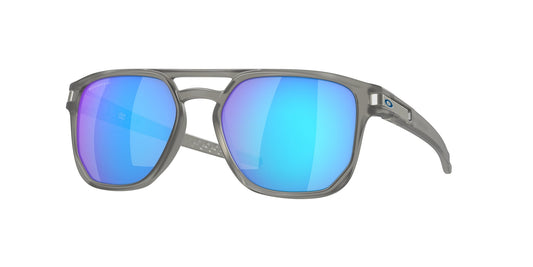 Oakley OO9436 LATCH BETA 943606 Unisex Sunglasses O_matter Grey Blue Squared Polarized Prizm