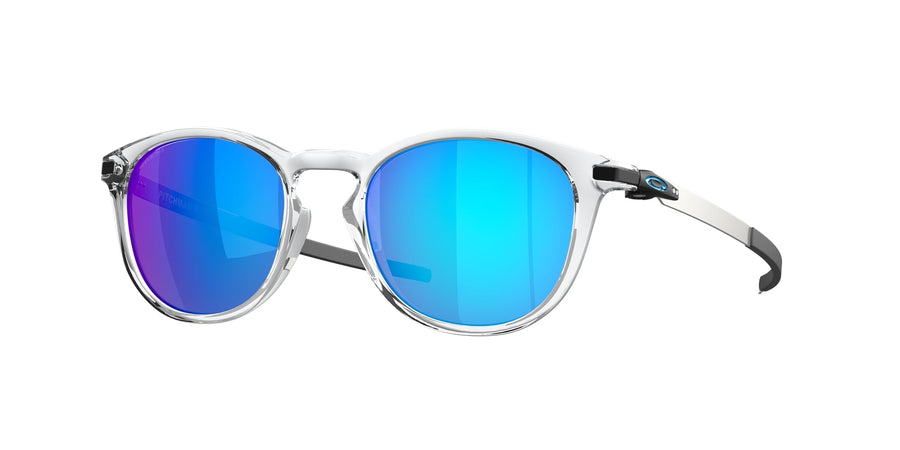 Oakley OO9439 PITCHMAN R 943904 Unisex Sunglasses O_matter Transparent Blue Round Normal Prizm