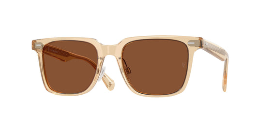 Oliver Peoples OV5592S MR. FEDERER II 176653 Man Sunglasses Acetate Brown Brown Squared Normal