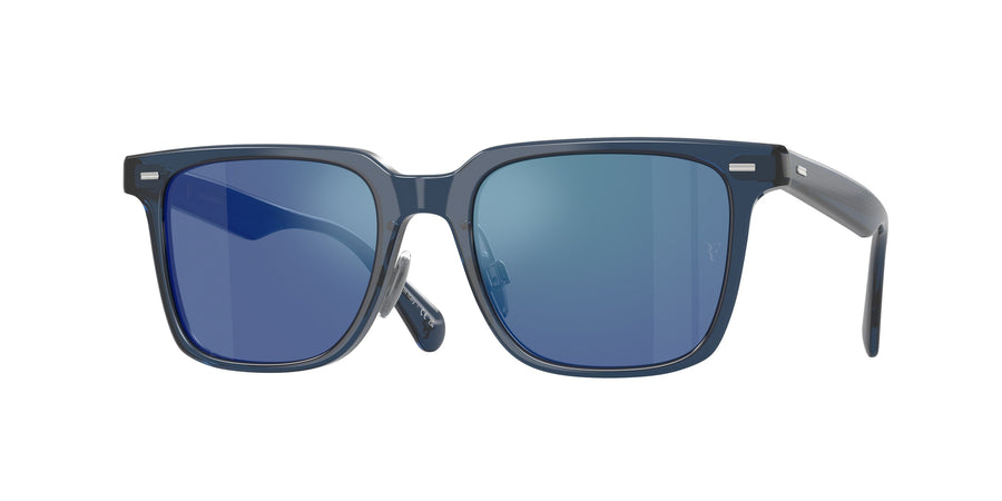 Oliver Peoples OV5592S MR. FEDERER II 178755 Man Sunglasses Acetate Blue Blue Squared Normal