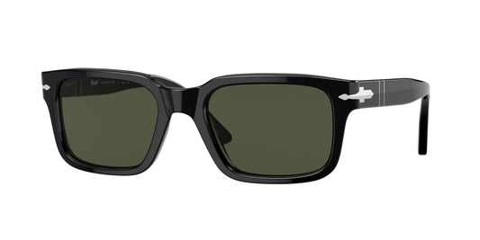 Persol PO3272S 95/31 Unisex Sunglasses Acetate Black Green Squared Normal