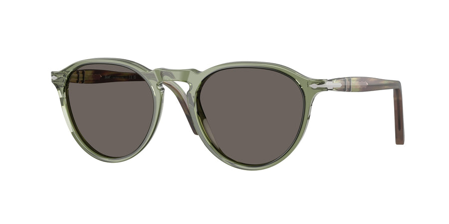 Persol PO3286S 1226B1 Unisex Sunglasses Acetate Green Grey Pantos Normal