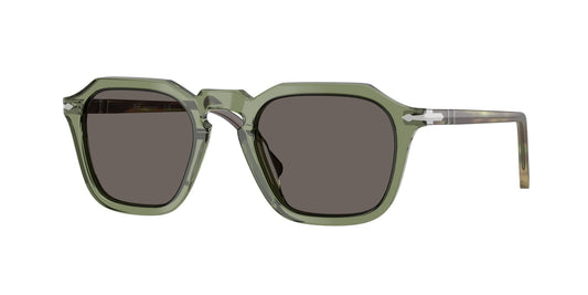 Persol PO3292S 1226B1 Unisex Sunglasses Acetate Green Grey Squared Normal