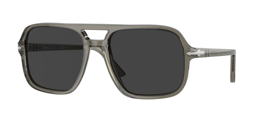 Persol PO3328S 110348 Man Sunglasses Acetate Grey Grey Pilot Polarized Anti-glare
