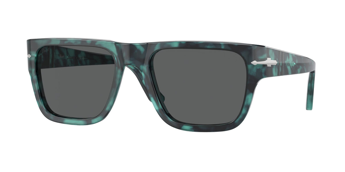 Persol PO3348S 1211B1 Unisex Sunglasses Acetate Blue Grey Squared Normal