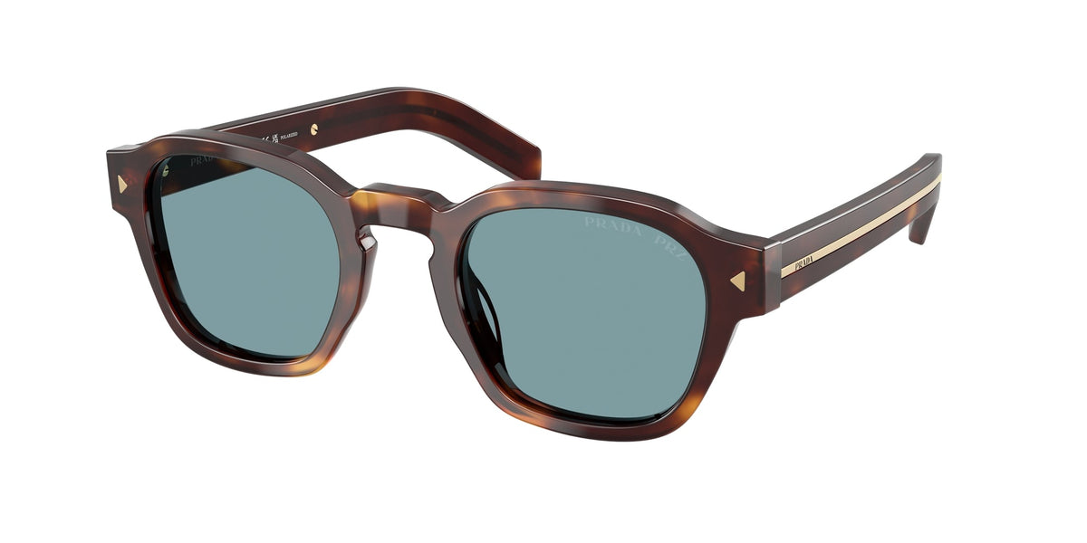 Prada PR A16S  15W04D Man Sunglasses Acetate Turtle Green Pantos Polarized