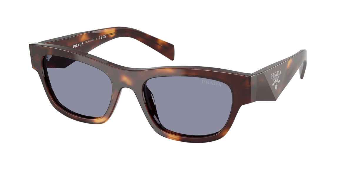 Prada PR B09S 15W03N Woman Sunglasses Acetate Turtle Grey Butterfly Normal