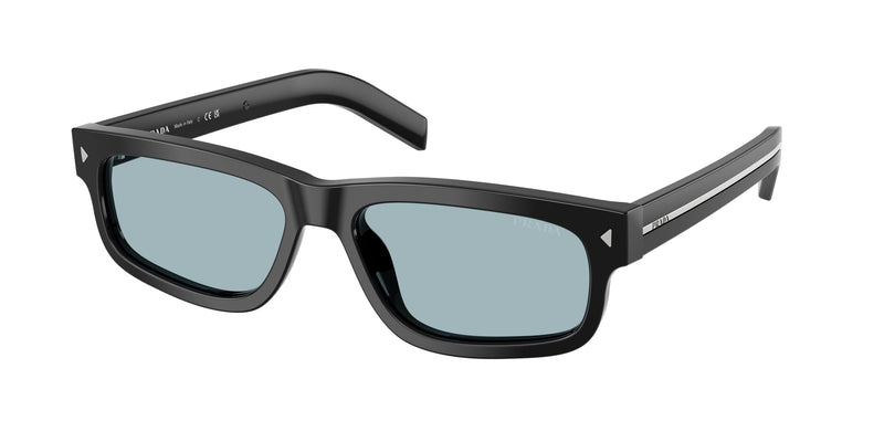 Prada PR B11S 16K60P Man Sunglasses Acetate Black Blue Squared Normal