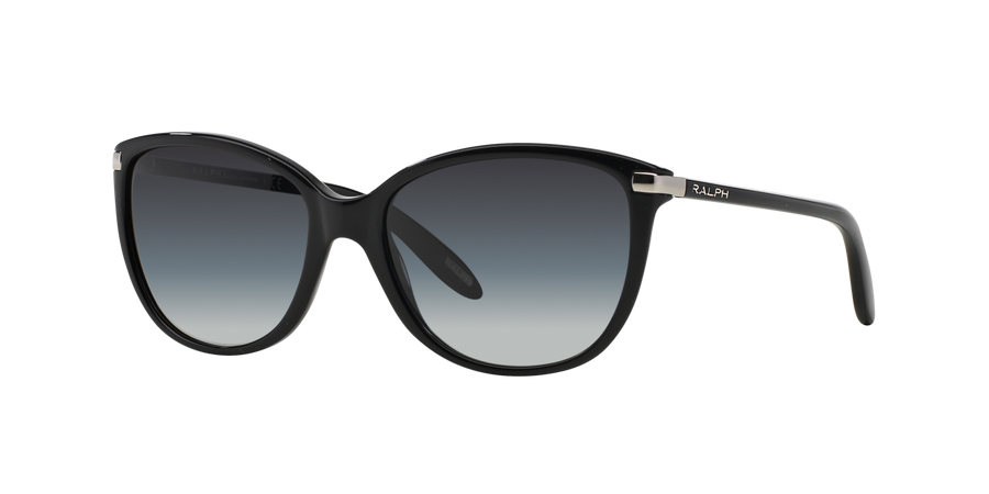 Ralph Lauren RA5160 RA5160 501/11 Woman Sunglasses Acetate Black Grey Cat Eye Normal Shaded