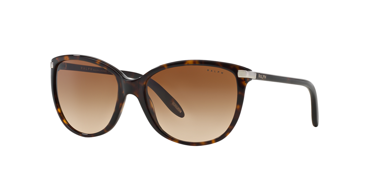 Ralph Lauren RA5160 RA5160 510/13 Woman Sunglasses Acetate Turtle Brown Cat Eye Normal Shaded