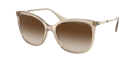 Ralph Lauren RA5248 580213 Woman Sunglasses Injected Brown Brown Butterfly Normal Shaded