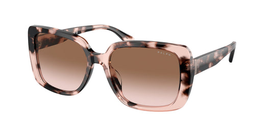 Ralph Lauren RA5298U 605813 Woman Sunglasses Acetate Pink Brown Squared Normal Shaded
