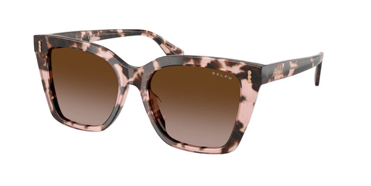 Ralph Lauren RA5349U 605813 Woman Sunglasses Acetate Turtle Brown Squared Normal Nuanced