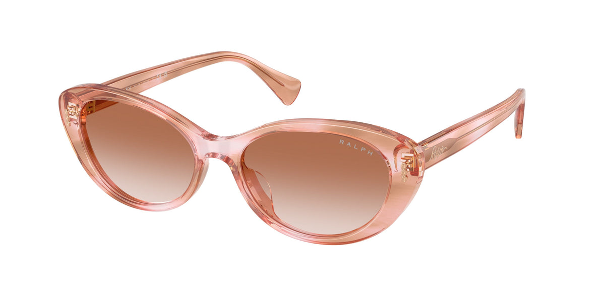 Ralph Lauren RA5350U 634113 Woman Sunglasses Acetate Pink Brown Round Normal Nuanced