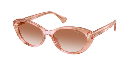 Ralph Lauren RA5350U 634113 Woman Sunglasses Acetate Pink Brown Round Normal Nuanced