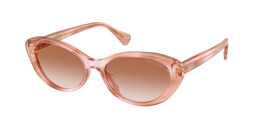 Ralph Lauren RA5350U 634113 Woman Sunglasses Acetate Pink Brown Round Normal Nuanced