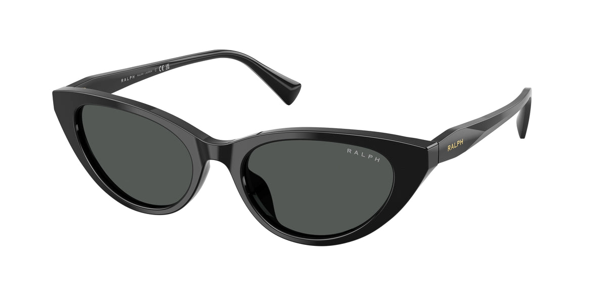 Ralph Lauren RA5352U 500187 Woman Sunglasses Acetate Black Grey Cat Eye Normal