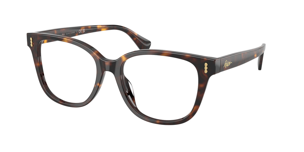 Ralph Lauren RA7196U 5003 Woman Optical frames Acetate Brown Transparent Squared Normal