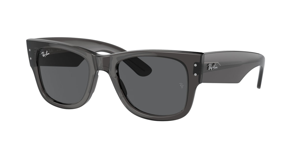 Ray - Ban RB0840S MEGA WAYFARER 1406B1 Unisex Sunglasses Acetate Black Grey Squared Normal