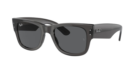 Ray - Ban RB0840S MEGA WAYFARER 1406B1 Unisex Sunglasses Acetate Black Grey Squared Normal