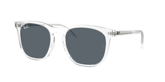 Ray - Ban RB2210 6447R5 Unisex Sunglasses Acetate Transparent Blue Squared Normal
