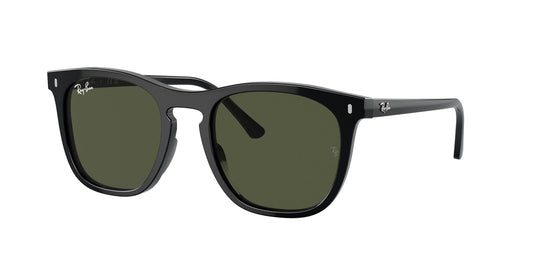 Ray - Ban RB2210 901/31 Unisex Sunglasses Acetate Black Green Squared Normal