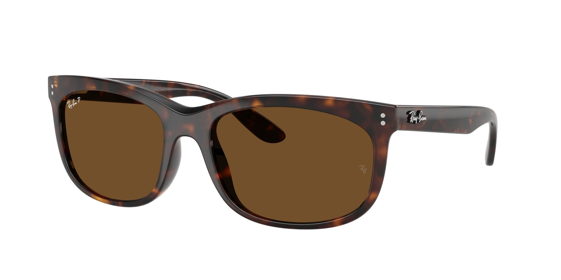 Ray - Ban RB2389 BALORETTE 902/57 Unisex Sunglasses Acetate Turtle  Pillow Polarized