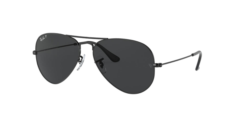 Ray - Ban RB3025 AVIATOR 002/48 Unisex Sunglasses Metal Black Black Pilot Polarized