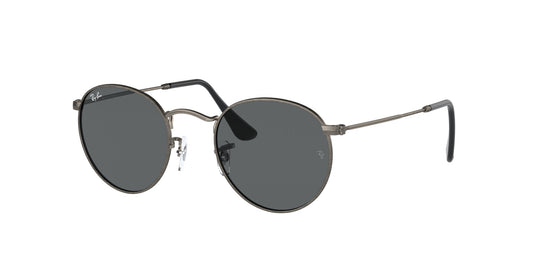 Ray - Ban RB3447 ROUND METAL 9229B1 Unisex Sunglasses Metal Grey Grey Round Normal