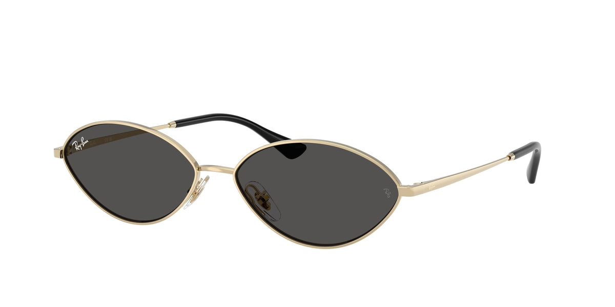 Ray - Ban RB3757 KAI 921387 Unisex Sunglasses Metal Gold Grey Round Normal