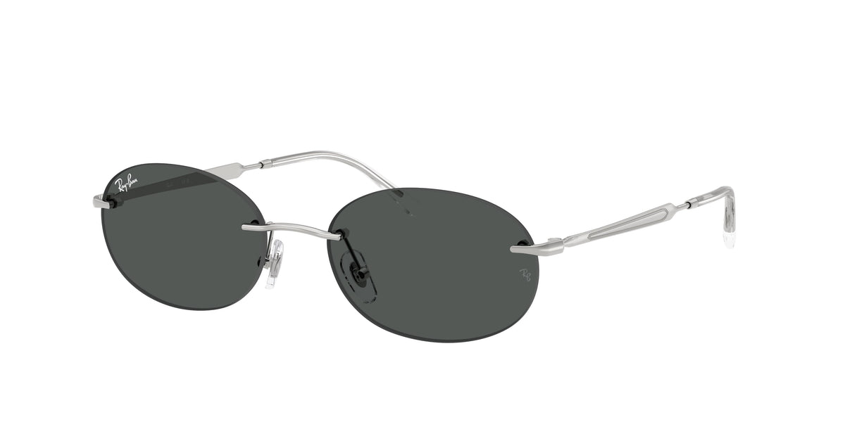 Ray - Ban RB3767 003/87 Unisex Sunglasses Metal Silver Grey Round Normal