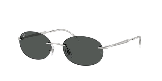 Ray - Ban RB3767 003/87 Unisex Sunglasses Metal Silver Grey Round Normal