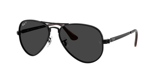 Ray - Ban RB3925 AVIATOR MAX 002/48 Unisex Sunglasses Metal Black Grey Pilot Polarized