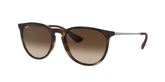 Ray - Ban RB4171 ERIKA 865/13 Woman Sunglasses Injected Turtle Brown Pantos Normal