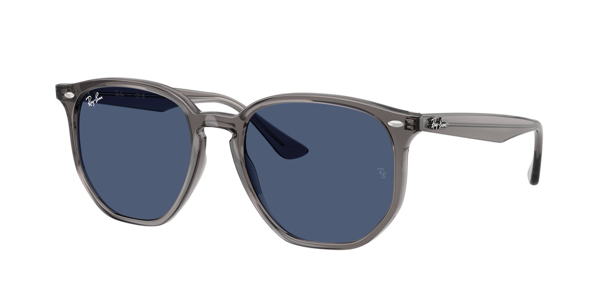 Ray - Ban RB4306 687380 Unisex Sunglasses Acetate Grey Blue Geometric Normal