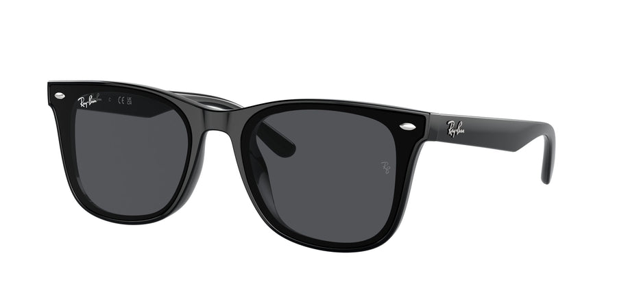 Ray - Ban RB4420 601/87 Unisex Sunglasses Injected Black Grey Squared Normal