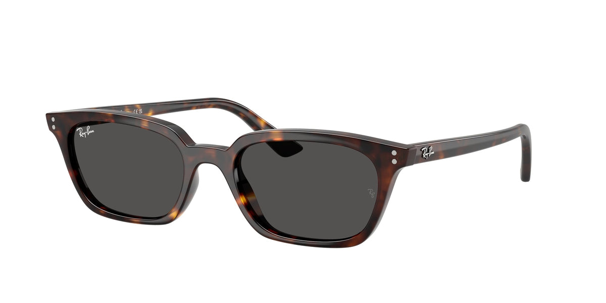 Ray - Ban RB4456 ZAYA 135987 Unisex Sunglasses Injected Turtle Grey Pillow Normal