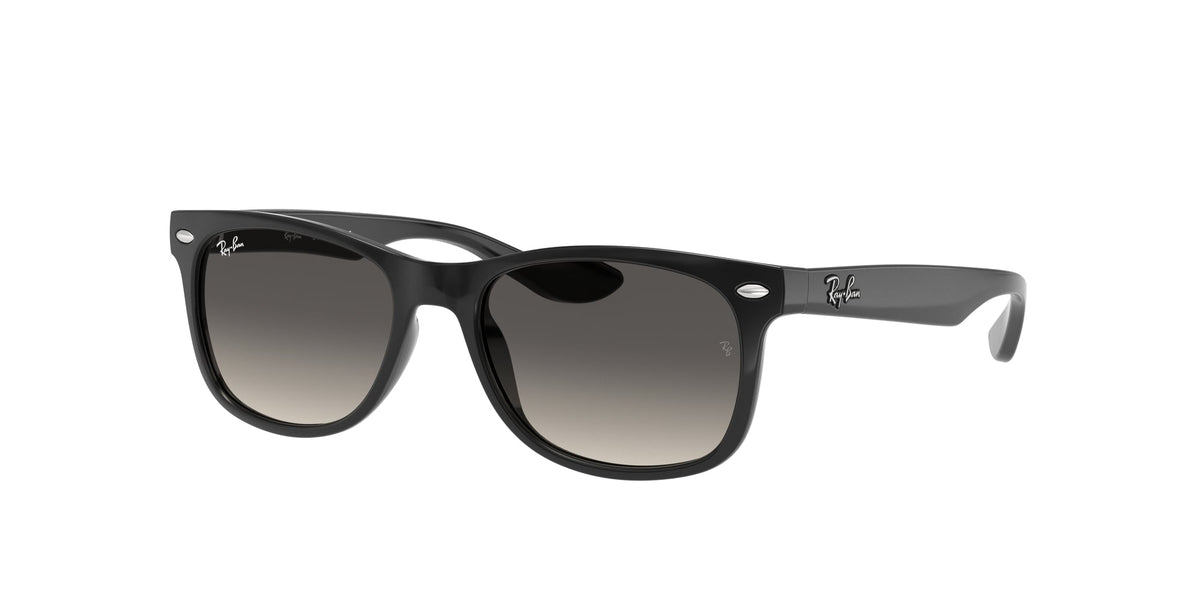 Ray - Ban RJ9052S JUNIOR NEW WAYFARER 100/11 Kid Sunglasses Nylon Black Grey Squared Normal