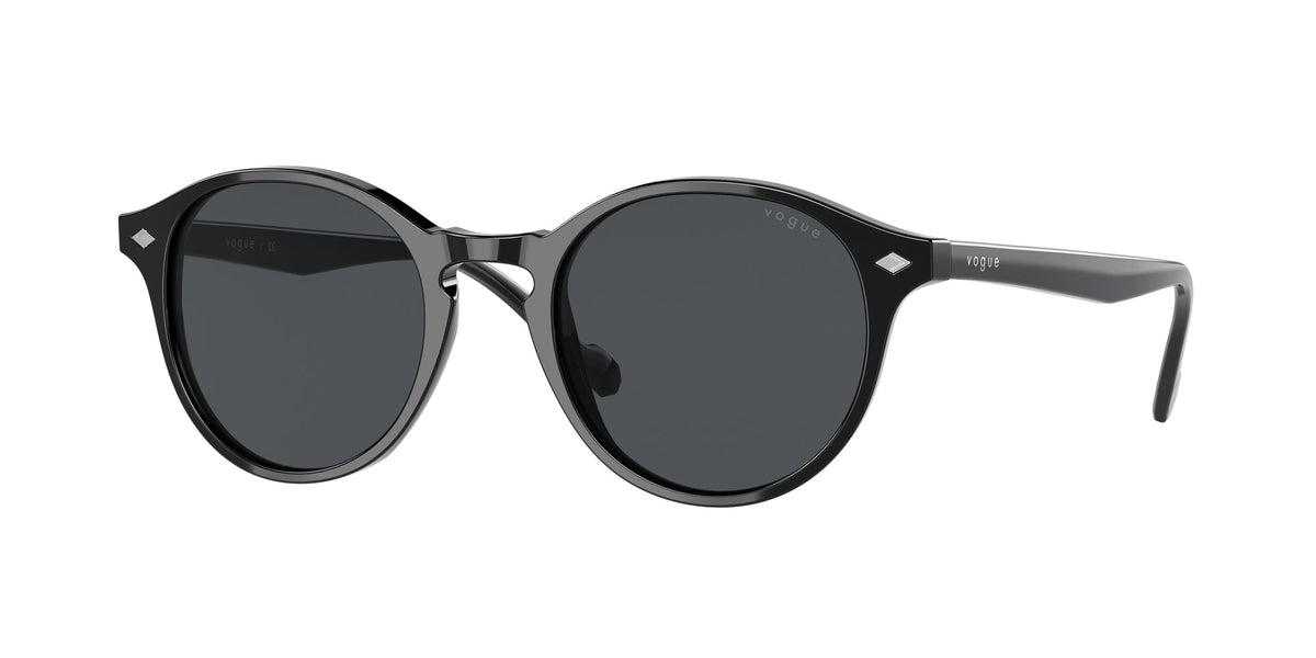 VOGUE EYEWEAR VO5327S W44/87 Man Sunglasses Acetate Black Grey Pantos Normal