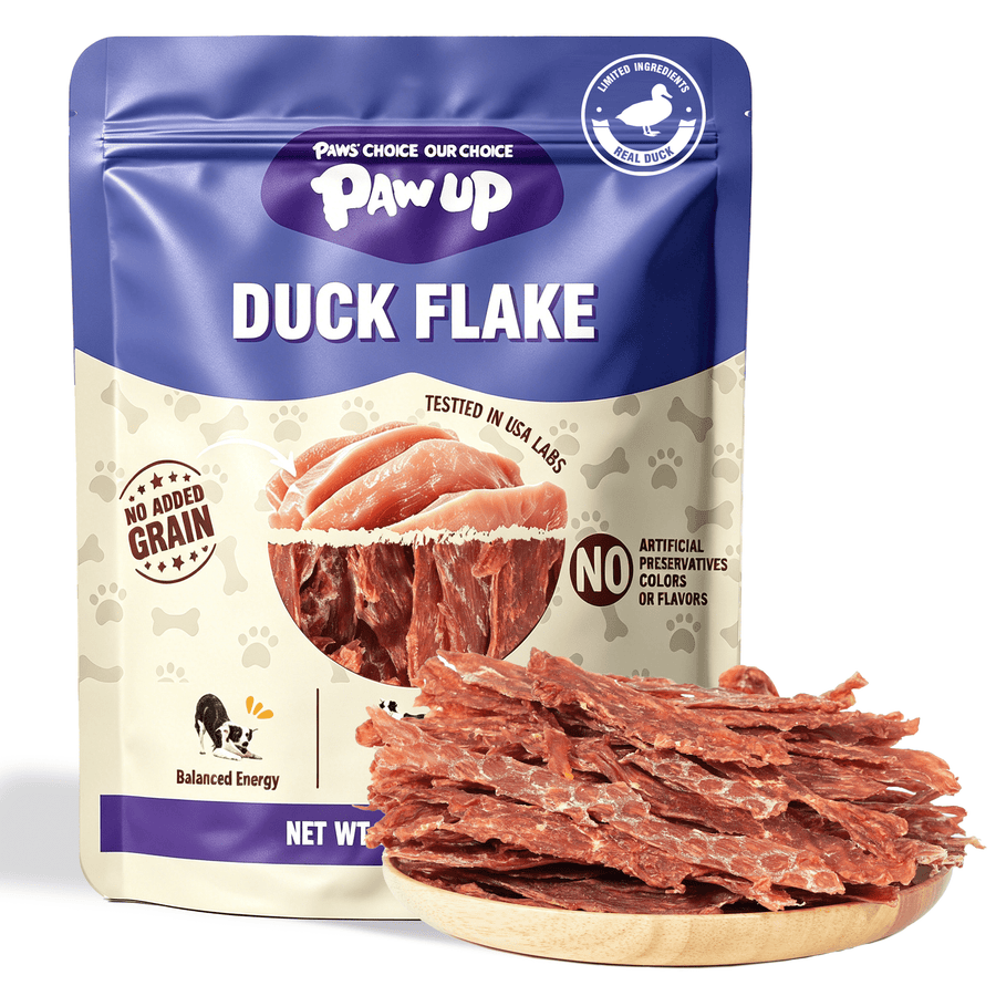 Duck Flakes Dog Treats, High-Protein Training Snacks for All Dogs, 7 oz