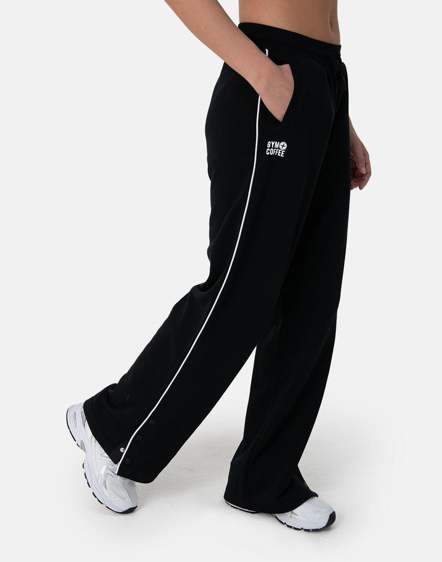 Snap Joggers in Black - XXS/6 / Black