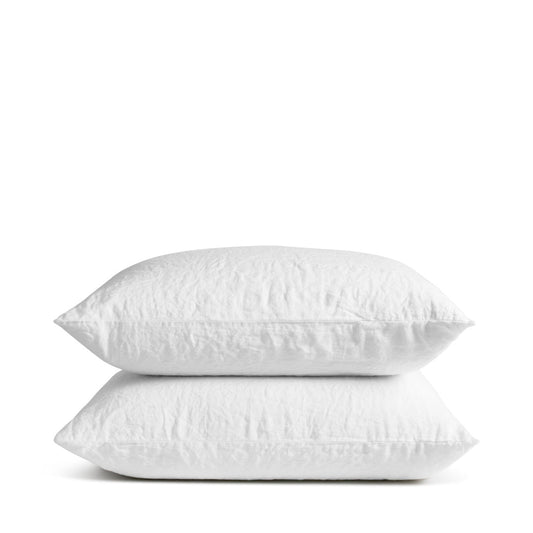 Dip & Doze 100% Linen Pillowcases White / Standard