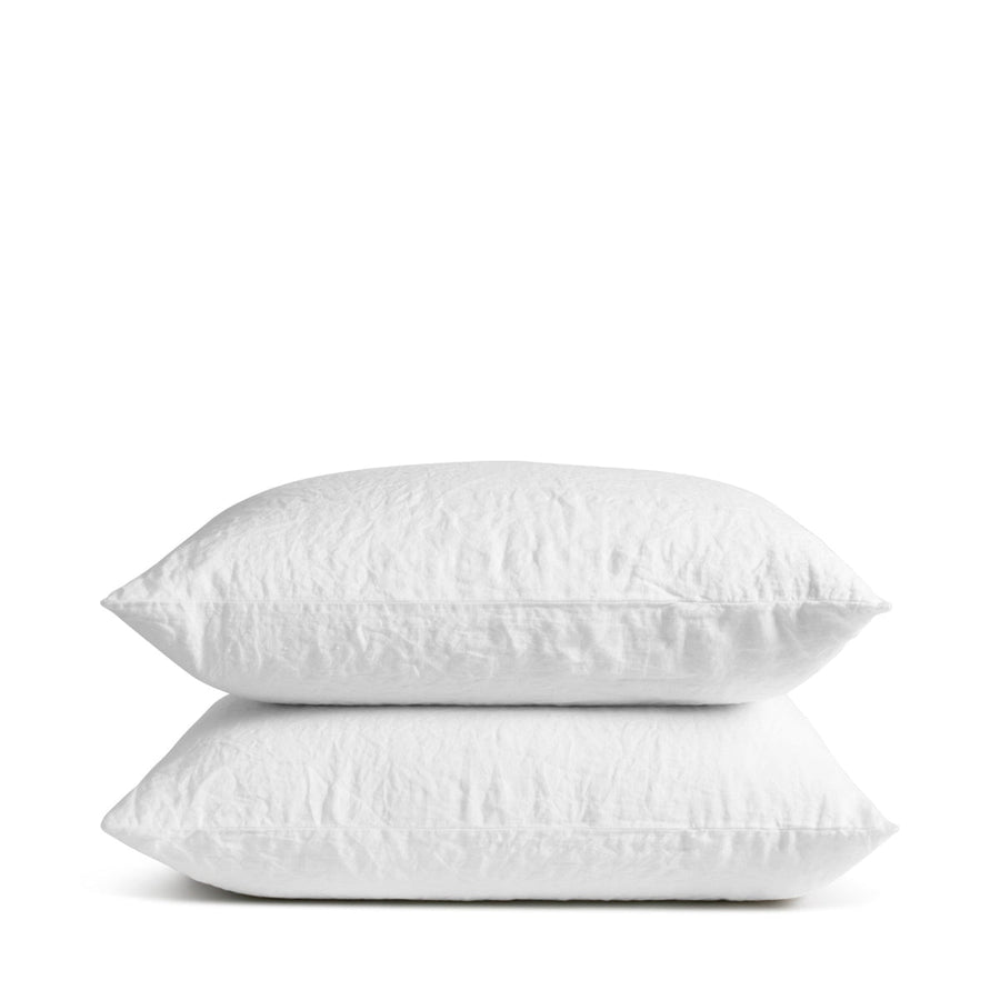 Dip & Doze 100% Linen Pillowcases White / Standard