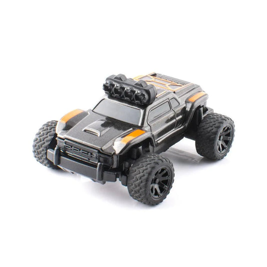 Turbo Racing C81 1:76 Scale 2.4GHz P21 4CH Full Proportional RWD RTR Mini RC Big Foot Monster Truck - Black