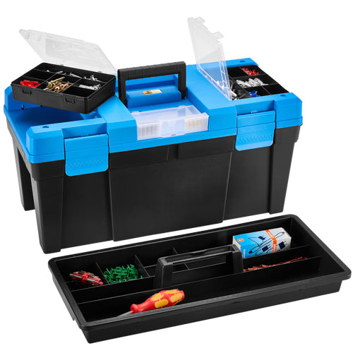 allit Werkzeugkoffer McPlus Promo 23, PP, schwarz/blau