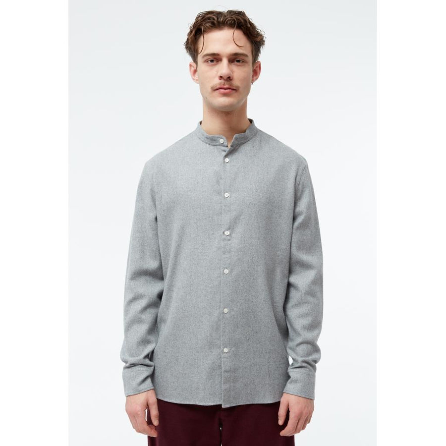 Flanell Stehkragenhemd Modell: Wes