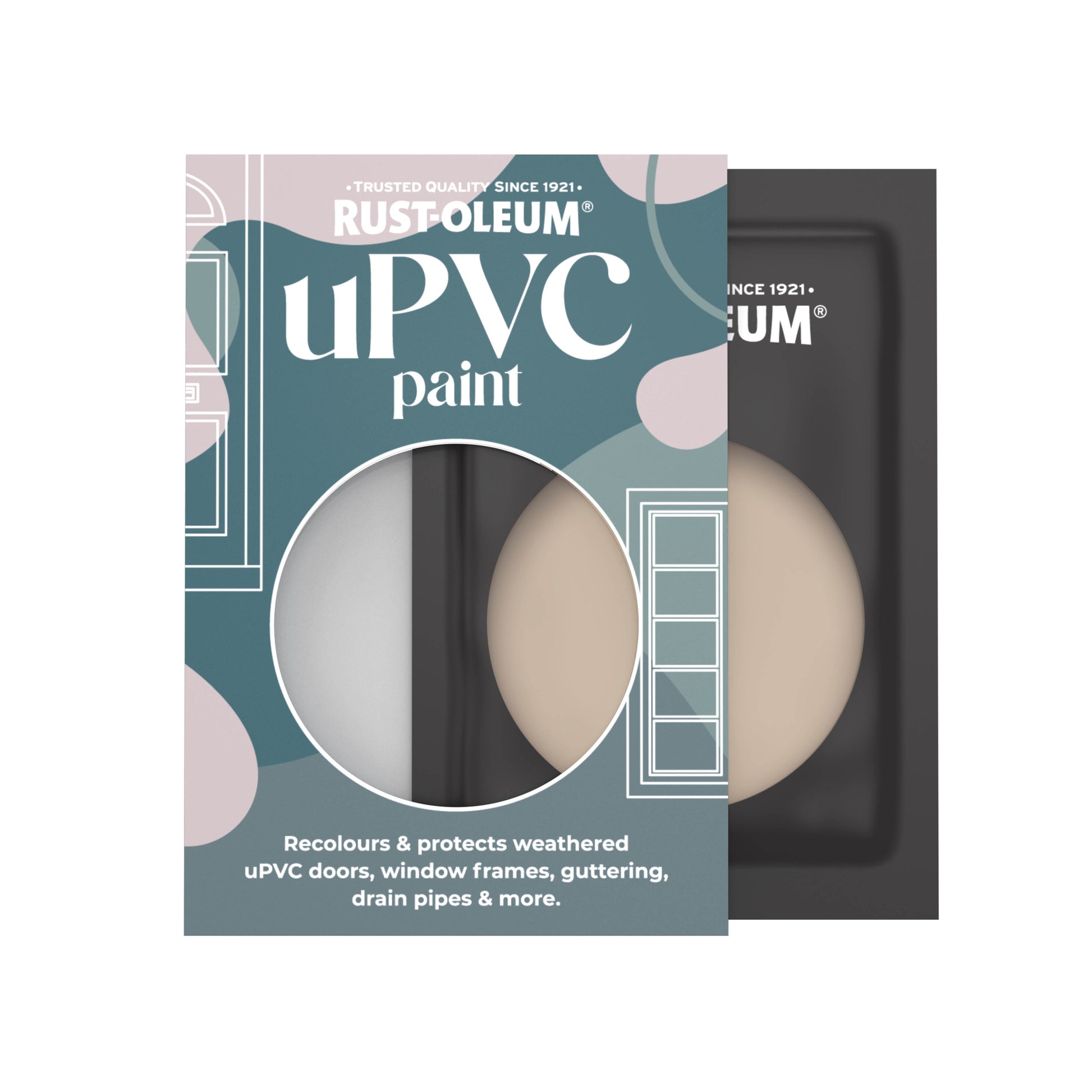 Rust-Oleum Brown Matt uPVC Paint - Salted Caramel 10ml