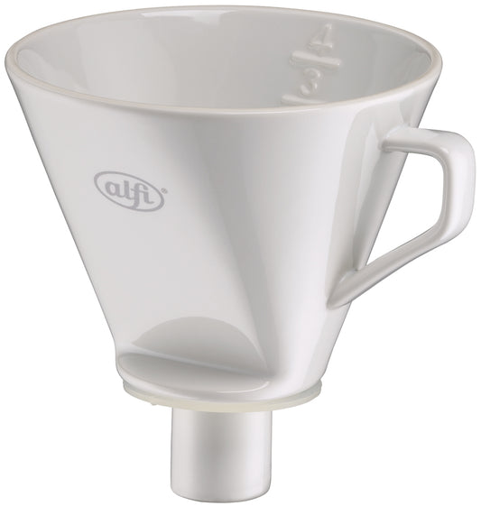 alfi Kaffeefilter Aroma plus, aus Porzellan, weiß