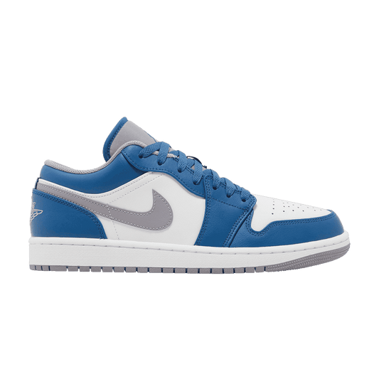 Air Jordan 1 Low True Blue Cement - 38.5 / Standard
